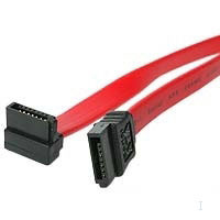 Startech.com Cable SATA a Serial ATA de ngulo Recto de 18 pulgadas (SATA18RA1)